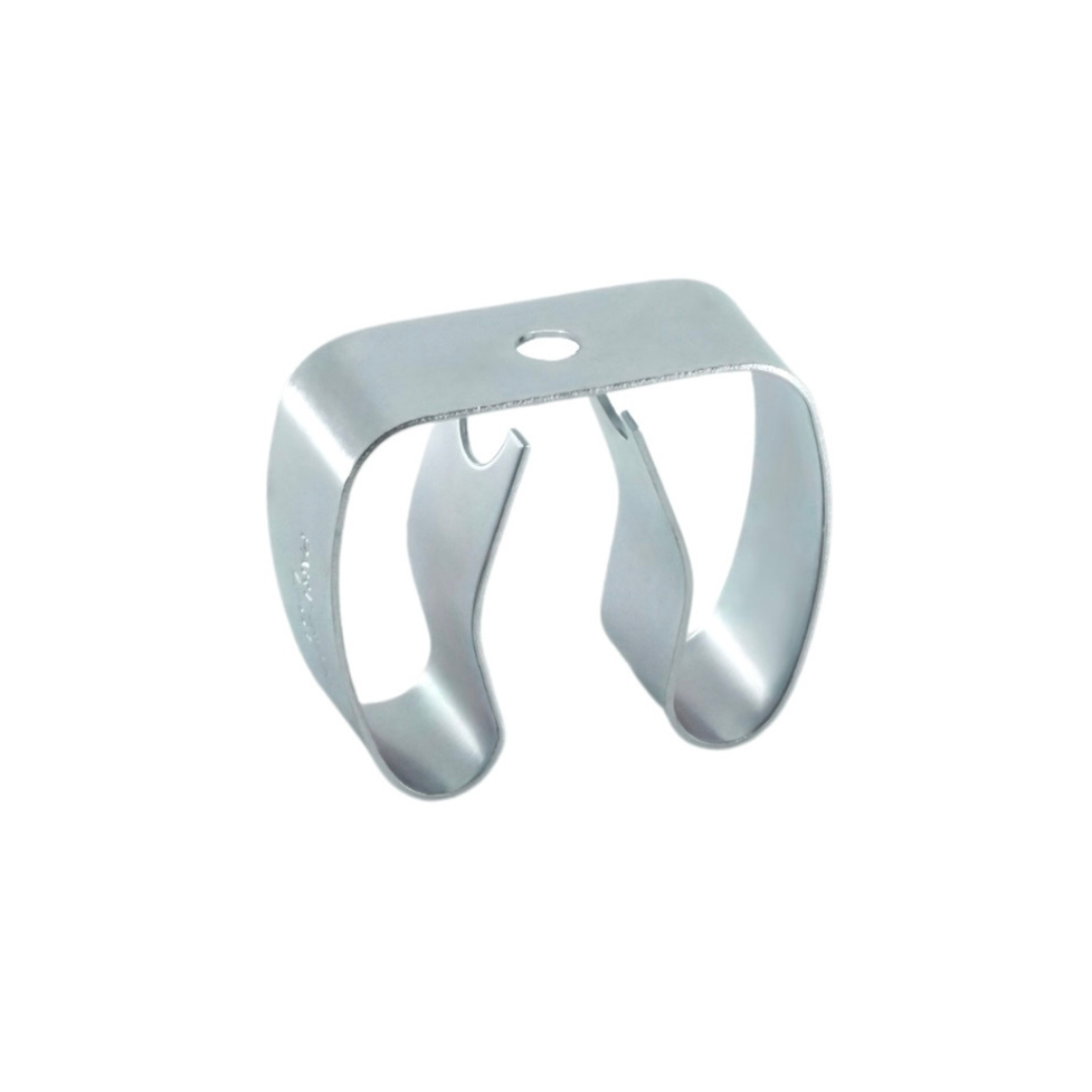 Spring Steel Gripper Clip - Bright Zinc with Chromate Dip - 3/4