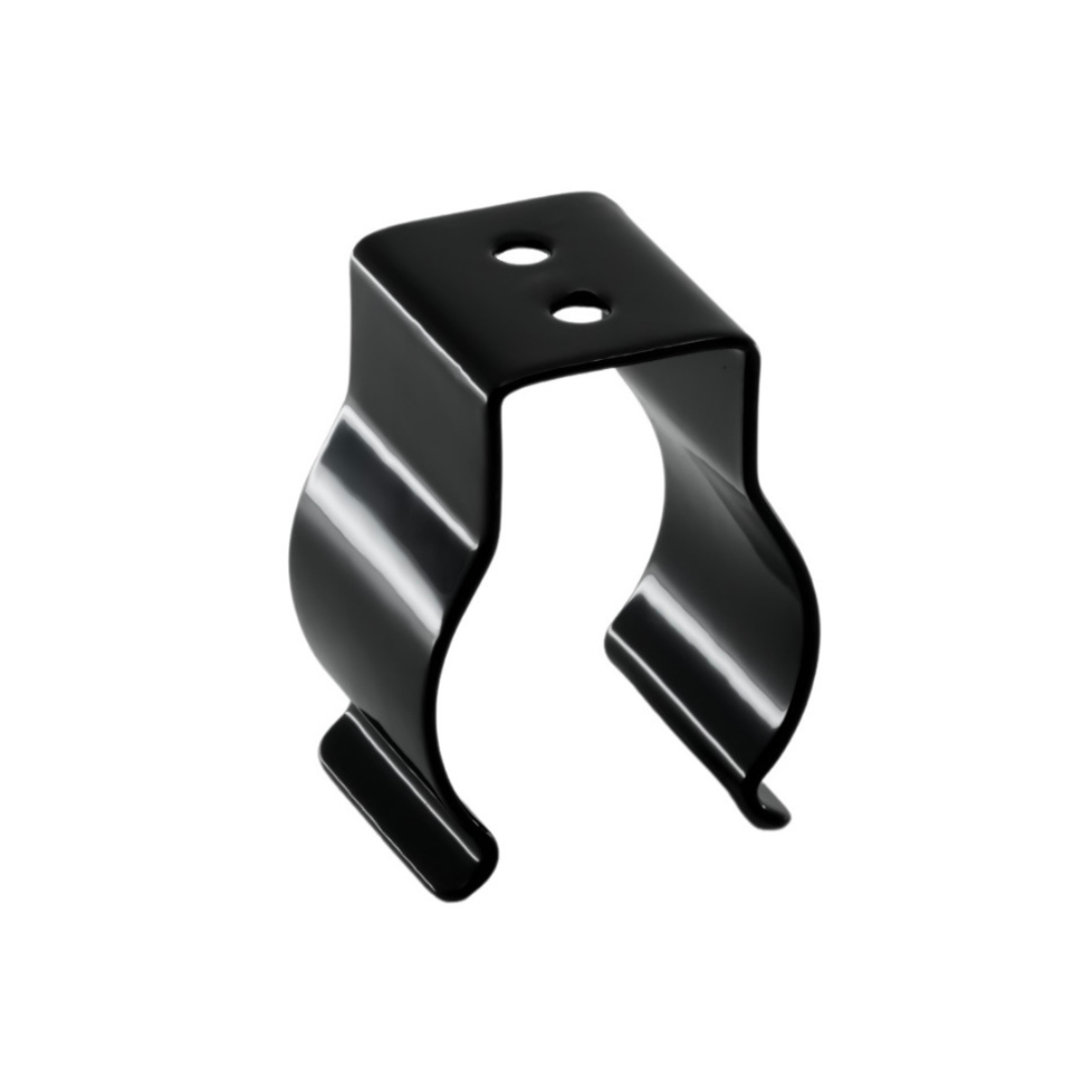 Spring Steel Gripper Clip - Black Nylon Coated - 1 1/2 Spring Steel Gripper Clip - Black Nylon Coated - 1 1/2