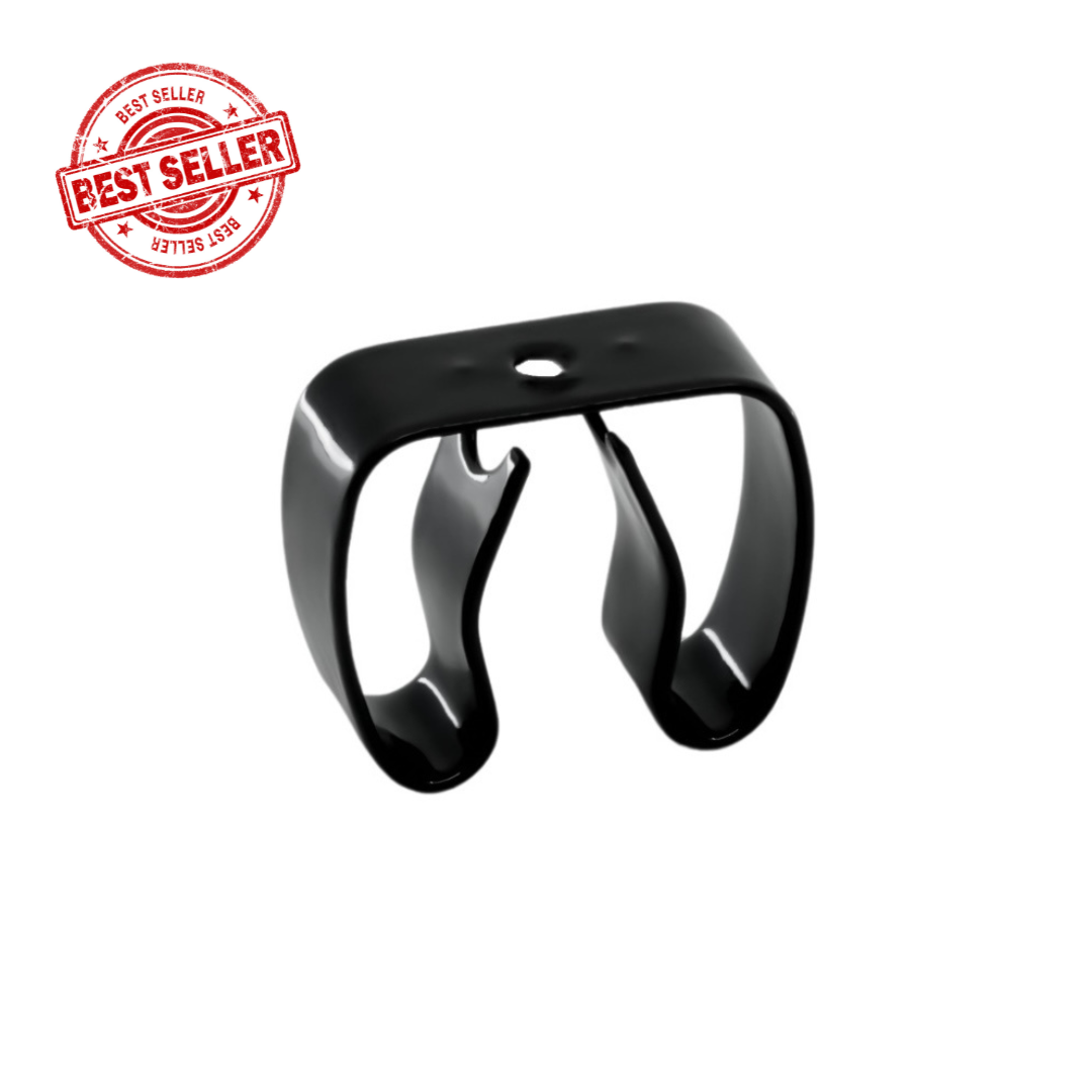 Spring Steel Gripper Clip - Vinyl Coated - 3/4