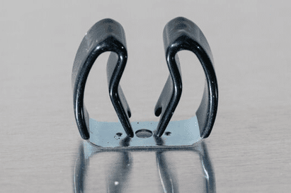 close up of a metal "tool clip"