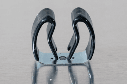 Spring Steel Gripper Clip - Half Vinyl Coated - 3/4
