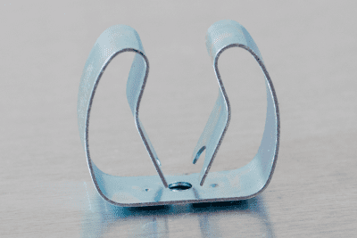 Spring Steel Gripper Clip - Bright Zinc with Chromate Dip - 3/4