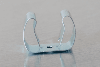 Spring Steel Gripper Clip - Bright Zinc with Chromate Dip - 1